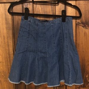 Zara Denim Essentials Skirt
